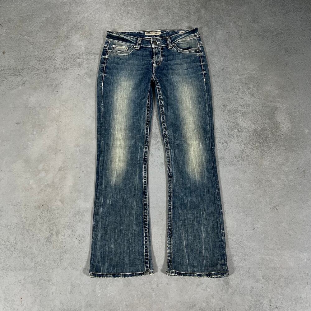 BKE Denim Payton Bootcut Jeans Low Rise Blue Womens - Size: 28x30